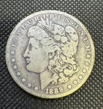 1889-O Morgan Silver Dollar 90% Silver Coin 0.91 Oz