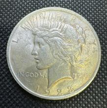 1923 Silver Peace Dollar 90% Silver Coin