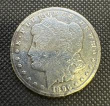 1896-O Morgan Silver Dollar 90% Silver Coin 0.90Oz