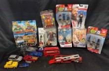 Huge Lot of Toys and Collectibles WWE Action Figures, Hotwheels more