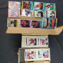 3 boxes 1970s-1990s Fleer Score Upper Deck Topps O-Pee-Chee hockey cards