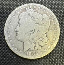 1885-O Morgan Silver Dollar 90% Silver Coin 0.88 Oz