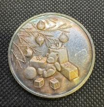 1 Troy Ounce .999 Fine Silver Merry Christmas Bullion Coin