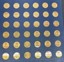 The Franklin Mint Presidential Hall Of Fame Bronze Coins