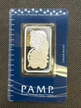 PAMP Suisse 20 Gram 999 Fine Silver Bullion Bar