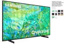 New Samsung Tv 43" 4K CU8000 2023 Model