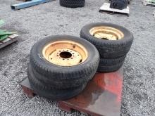 (4) 215/60R15 Tires & 6 bolt Rims
