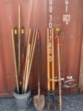 Shovel, Post Hole Digger, Pruner & Handles