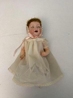 Antique Baby Doll, Water Baby Doll & Shirley Temple Doll