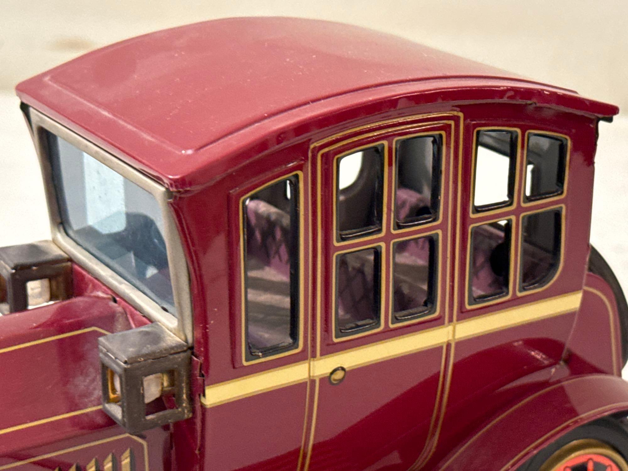 Vintage Rosko Grand-Pa Tin Lithograph Toy Car
