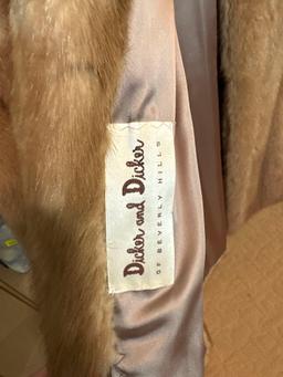 Vintage Rothschilds Dicker and Dicker of Beverly Hills Fur Coat