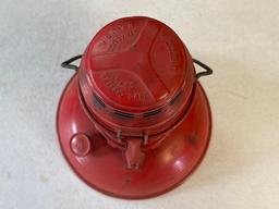 Vintage Dietz Red Traffic Guard Lantern