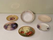 Vintage Bowl & Decorative Plates