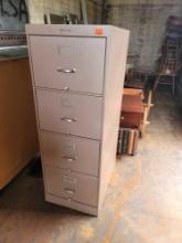 4 draw tall file cabinet
