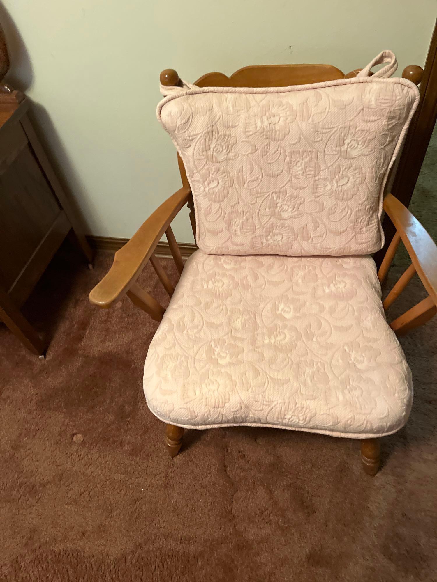 Chair and rug