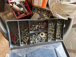 Assorted nail screws and parts
