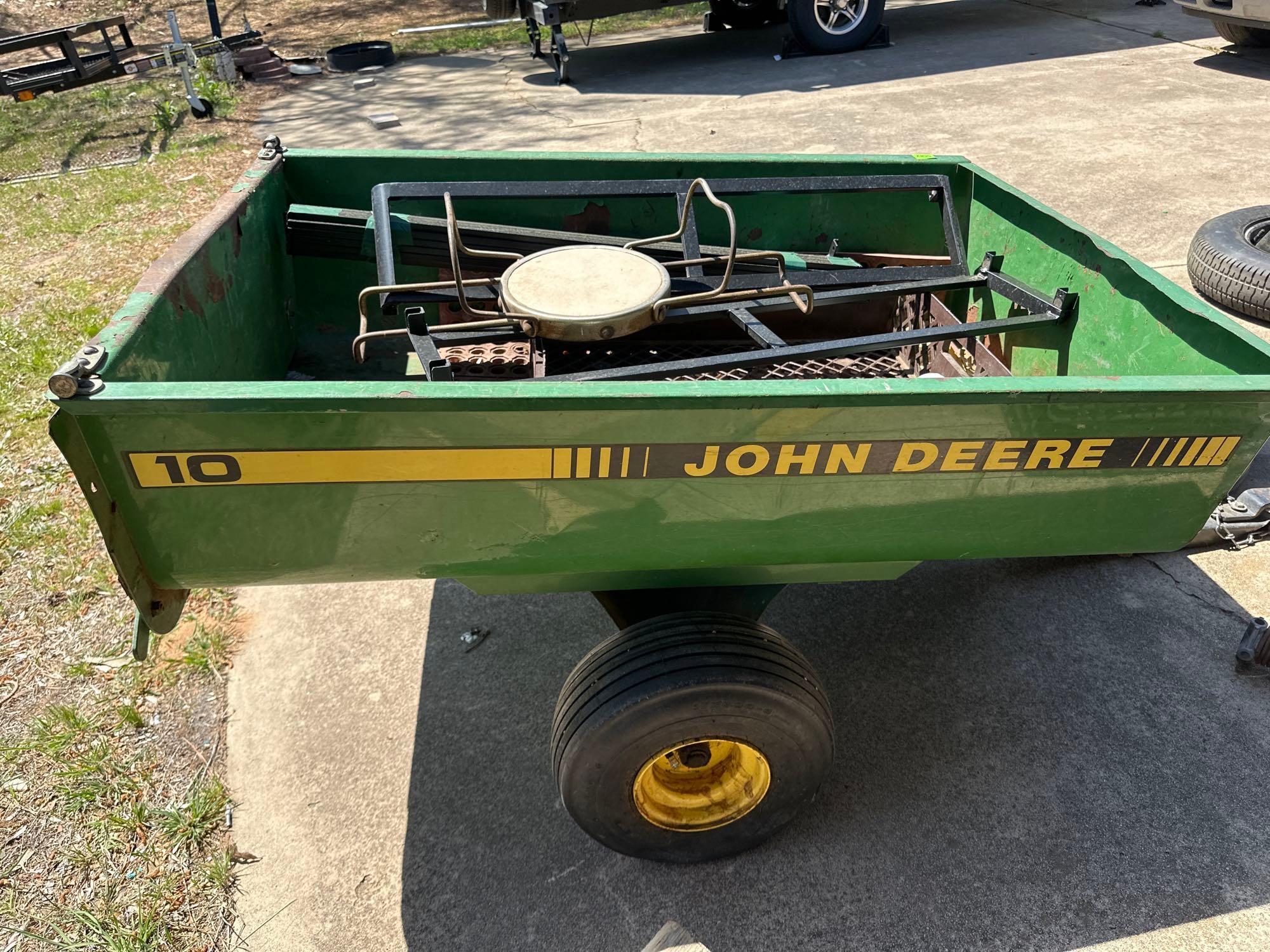 John Deere dump bed trailer
