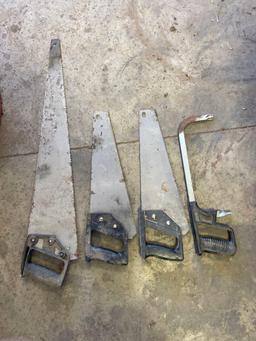 4 hand saws