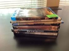 DVDs=lot of 7