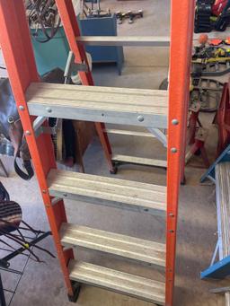 6 foot fiberglass a frame ladder