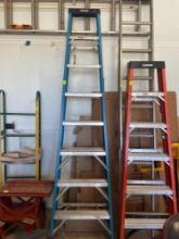 8 foot fiberglass a frame ladder