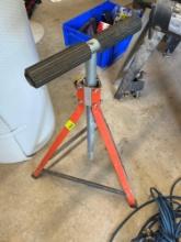 pipe stand with rollers