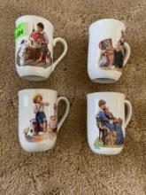Norman Rockwell museum coffee cups