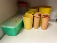 Tupperware containers and lids