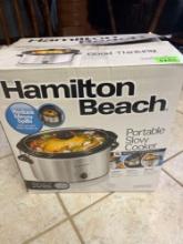 Hamilton Beach portable slow cooker.