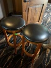 two barstools