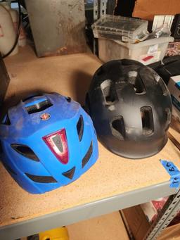 Two bike helmets. In nice condition.