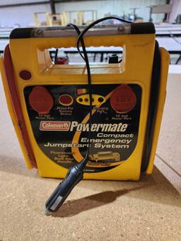 Coleman PowerMate compact emergency battery jump start system Used.
