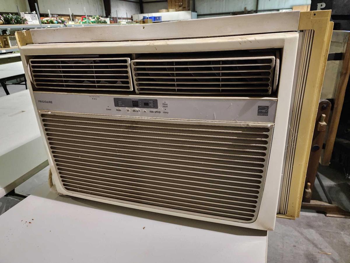 Large Frigidaire window air conditioner. Used. 31" x 20" x 26".