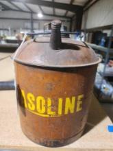 Old metal 2 gal gas can. Used.