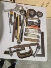 Box of miscellaneous tools. Used.