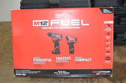 Milwaukee M12 Drill and Impact Driver