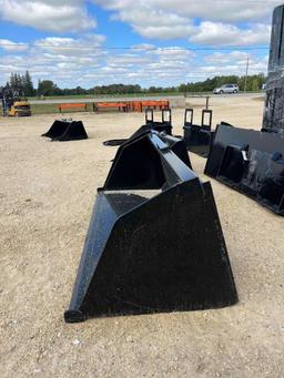 Kit Containers 84in Skid Steer Litter Bucket