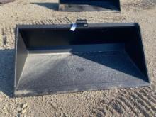 Kit Containers 66in Skid Steer Bucket with Single Blade