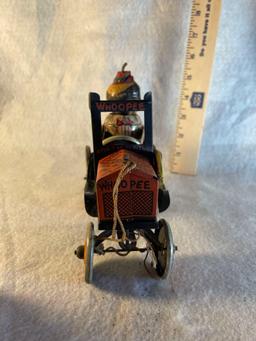 1920s Louis Marx Tin Whoopee College Crazy Car