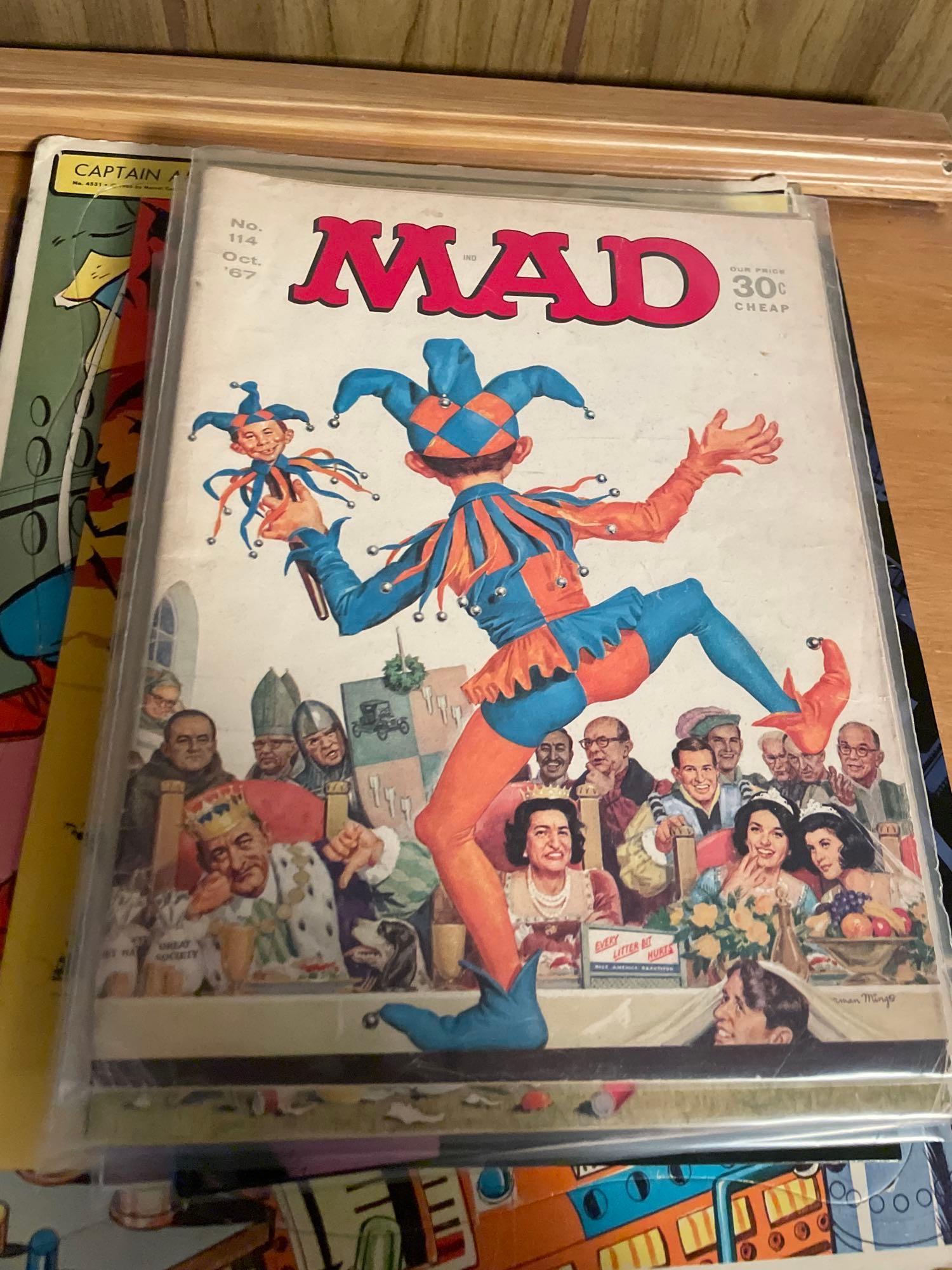 MAD Magazines and Assorted Pop Culture Items