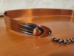 Vintage Copper Belt W/ Chain