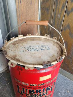 Vintage Lubriko Grease Drum