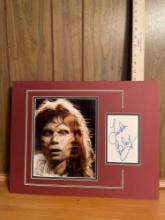 The Exorcist Movie Still with Linda Blair Signature