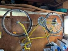 Yellow Varsity Schwinn Male Bicycle With Original Purchase Paperwork