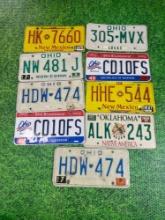 vintage car plates