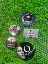 2008 obama buttons