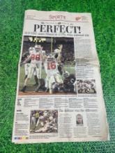 ohio state 2002 perfect season newspaper