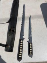 two sword knife set