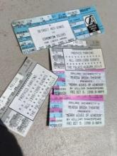 vintage ticket stubs