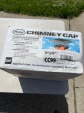 chimney cap 9x9 in box